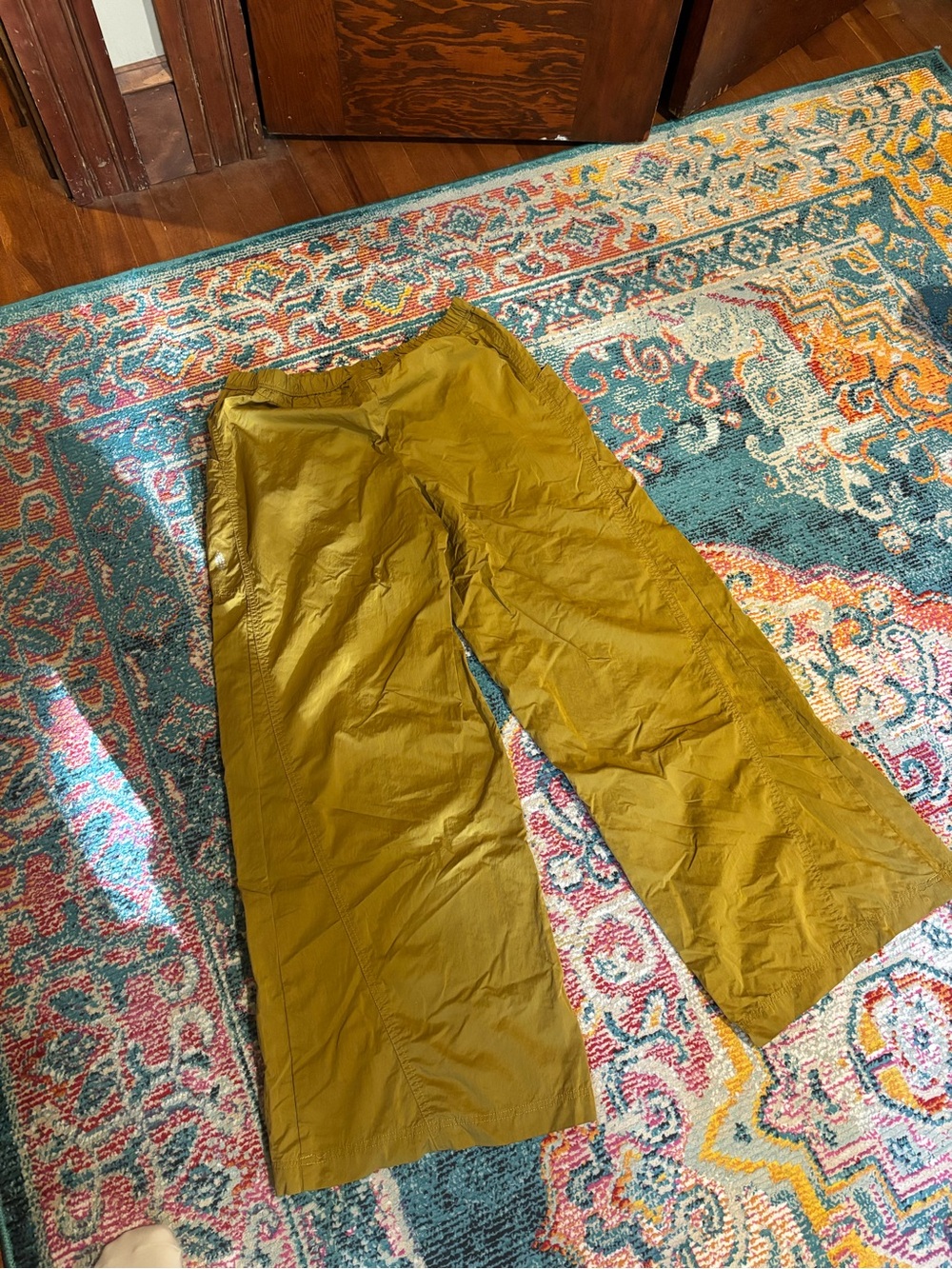 Free People Wide-Leg Women's Pants in GOLD
